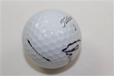 Arnold Palmer Signed Masters Logo Titleist Golf Ball JSA ALOA