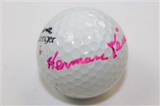 Herman Keiser Signed Masters Logo Slazenger Golf Ball JSA ALOA