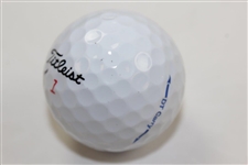 Tommy Aaron Signed Augusta National Golf Club Logo Titleist Golf Ball with '1973' JSA ALOA