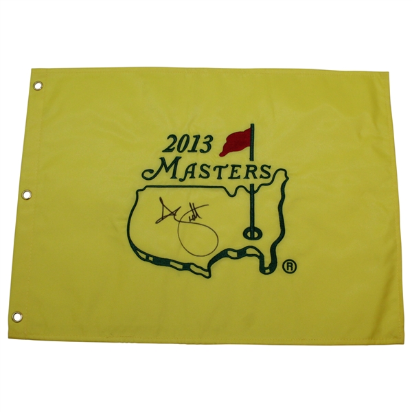Adam Scott Signed 2013 Masters Embroidered Flag JSA ALOA