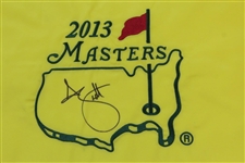 Adam Scott Signed 2013 Masters Embroidered Flag JSA ALOA