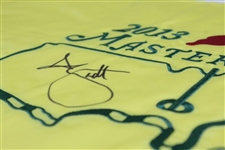 Adam Scott Signed 2013 Masters Embroidered Flag JSA ALOA