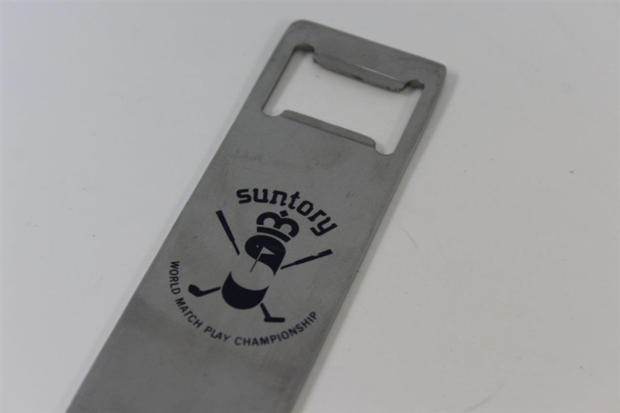 Suntory World Match Play Championship at Wentworth Club Quiet Please Metal Bottle Opener