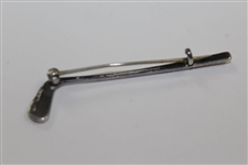 Sterling English Golf Club Pin in Yearsley of Harrow Presentation Case CH Maker's Mark