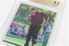 Tiger Woods 2001 Upper Deck Card BGS Gem Mint 9.5