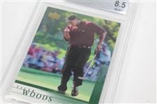 Tiger Woods 2001 Upper Deck Card BGS NM-MT 8.5