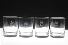 Set of Four (4) Augusta National Golf Club Rocks Glasses in Box