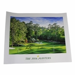 Arnold Palmer, Jack Nicklaus, & Gary Player Big Three Signed 2014 Masters Tournament Poster JSA ALOA
