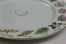 2016 Augusta National Golf Club Ltd Ed Employee Masters Gift Tiffany & Co Beautification Plates In Box with Card