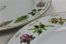 2018 Augusta National Golf Club Ltd Ed Employee Masters Gift Tiffany & Co Beautification Plates In Box with Card