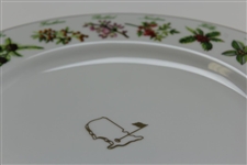 2018 Augusta National Golf Club Ltd Ed Employee Masters Gift Tiffany & Co Beautification Plates In Box with Card