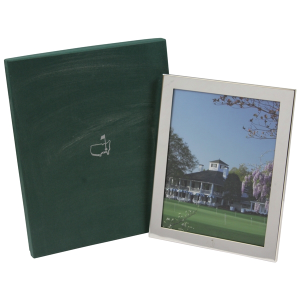 2006 Augusta National Golf Club Ltd Ed Employee Masters Gift Sterling Silver Frame W/ Box Case & Bag