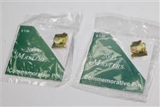 2003 Masters Ball marker, Undated Masters Pin, & Three (2003, 2004, 2017) Commemorative Pins