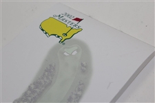 2002 Masters Tournament 'Hole #2 - Pink Dogwood Par 5 - 575yds' Notepad