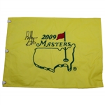 Bubba Watson Signed 2009 Masters Embroidered Flag JSA ALOA