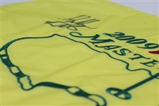 Bubba Watson Signed 2009 Masters Embroidered Flag JSA ALOA