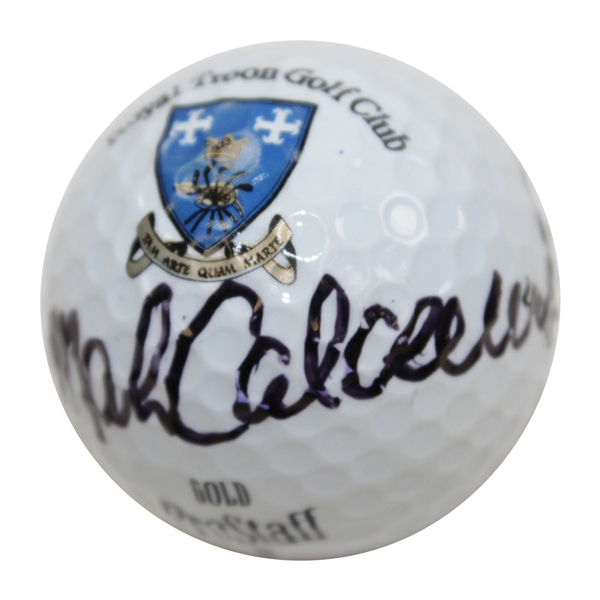 Mark Calcavecchia Signed Royal Troon Logo Titleist Golf Ball JSA ALOA