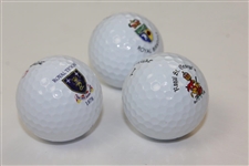 Royal Troon, Royal Birkdale, & Royal St. George's Logo Titleist Golf Balls
