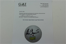 Ben Crenshaw Signed Masters Logo Titleist Golf Ball JSA ALOA