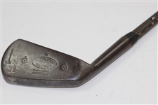 A.E. Lard 'Whistler' Left Handed Spalding Gold Medal Accurate Mashie Pat'd 1914-1915