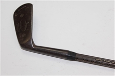 A.E. Lard 'Whistler' Left Handed Spalding Gold Medal Accurate Mashie Pat'd 1914-1915