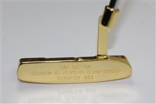 Hal Sutton's Awarded PING Gold Plated PAL Putter for 1983 TPC Win