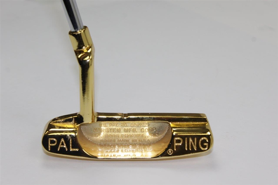 Hal Sutton's Awarded PING Gold Plated PAL Putter for 1983 TPC Win