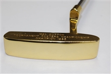 Hal Sutton's Awarded PING Gold Plated PAL Putter for 1983 TPC Win