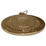 Hal Sutton's Winner's 1998 TOUR Championship 10k Gold Medal