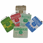 1980, 1981, 1982, 1983, 1984, & 1985 Masters Tournament SERIES Badges