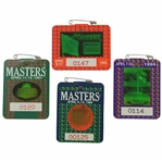 1991, 1992, 1993 & 1994 Masters Tournament SERIES Badges - Unique Holograms