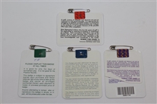 1991, 1992, 1993 & 1994 Masters Tournament SERIES Badges - Unique Holograms