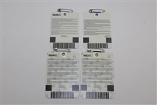 1999, 2000 & 2003(x2) Masters Tournament SERIES Badges