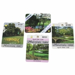 2006, 2007, 2008 & 2009 Masters Tournament SERIES Badges - Mickelson, Johnson, Immelman & Cabrera
