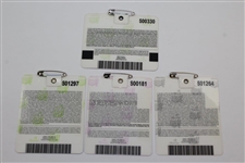 2006, 2007, 2008 & 2009 Masters Tournament SERIES Badges - Mickelson, Johnson, Immelman & Cabrera