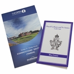 2012 OPEN Championship at Royal Lytham & St. Annes Competitor Yardage Book with Blue Course Scorecard