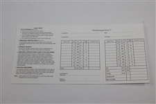 Jack Nicklaus Signed Muirfield Scorecard with Letter JSA ALOA