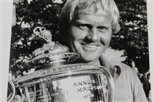 Jack Nicklaus Signed Photo at 1973 PGA at Canterbury GC with Letter - JSA ALOA