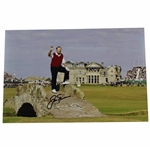 Jack Nicklaus Signed Landscape Photo 2005 Farewell To The Open at with Letter - JSA ALOA