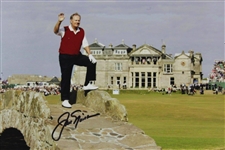 Jack Nicklaus Signed Landscape Photo 2005 Farewell To The Open at with Letter - JSA ALOA