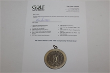 Hal Sutton's Winner's 1998 TOUR Championship 10k Gold Medal