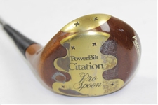 Larry Mize 1987 Masters Tournament Winning Used Powerbilt Citation Pro-Spoon