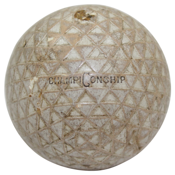 Vintage PGA champiConship Triangle Mesh Pattern Golf Ball