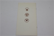 1979 Atlanta Athletic Club Tribute Dinner to Harold Sargent -Sargent Family Collection