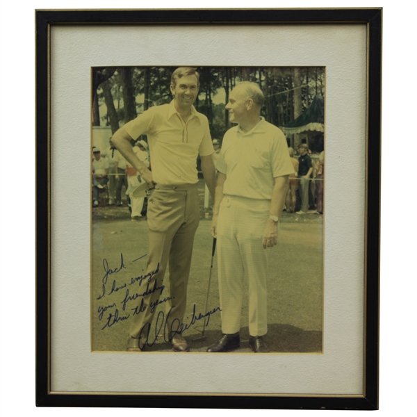 Al Geiberger Signed & Inscribed Photo to Jack Sargent - Framed JSA ALOA
