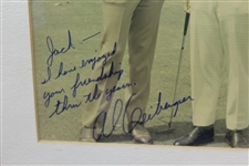 Al Geiberger Signed & Inscribed Photo to Jack Sargent - Framed JSA ALOA