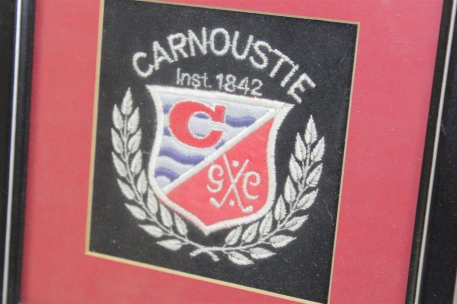Jack Sargent's Carnoustie Golf Club Crest - 'Inst. 1842'