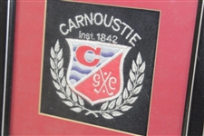 Jack Sargent's Carnoustie Golf Club Crest - 'Inst. 1842'