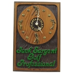 Jack Sargents Atlanta Athletic Club Personal Jack Sargent Golf Professional Clock