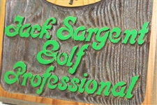 Jack Sargent's Atlanta Athletic Club Personal 'Jack Sargent Golf Professional' Clock